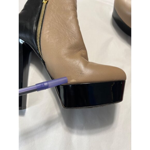 Giuseppe Zanotti Leather Platform Ankle Booties Size 39, US 9 - Picture 11 of 13